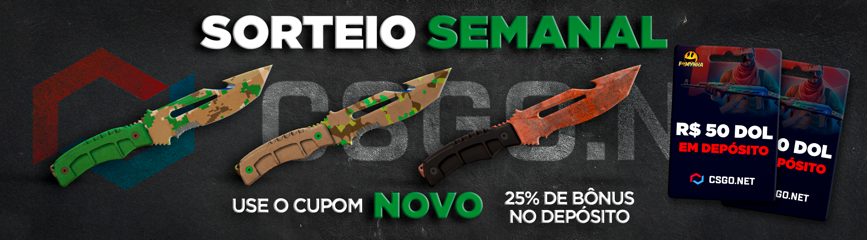 Banner SORTEIO SEMANAL 054
