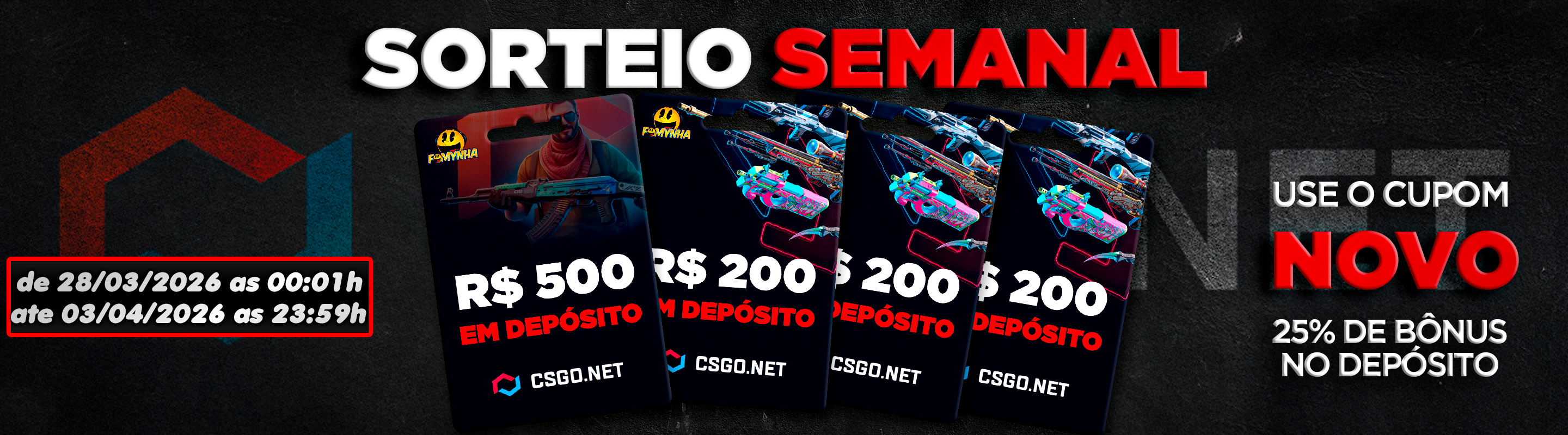 Banner SORTEIO SEMANAL 037